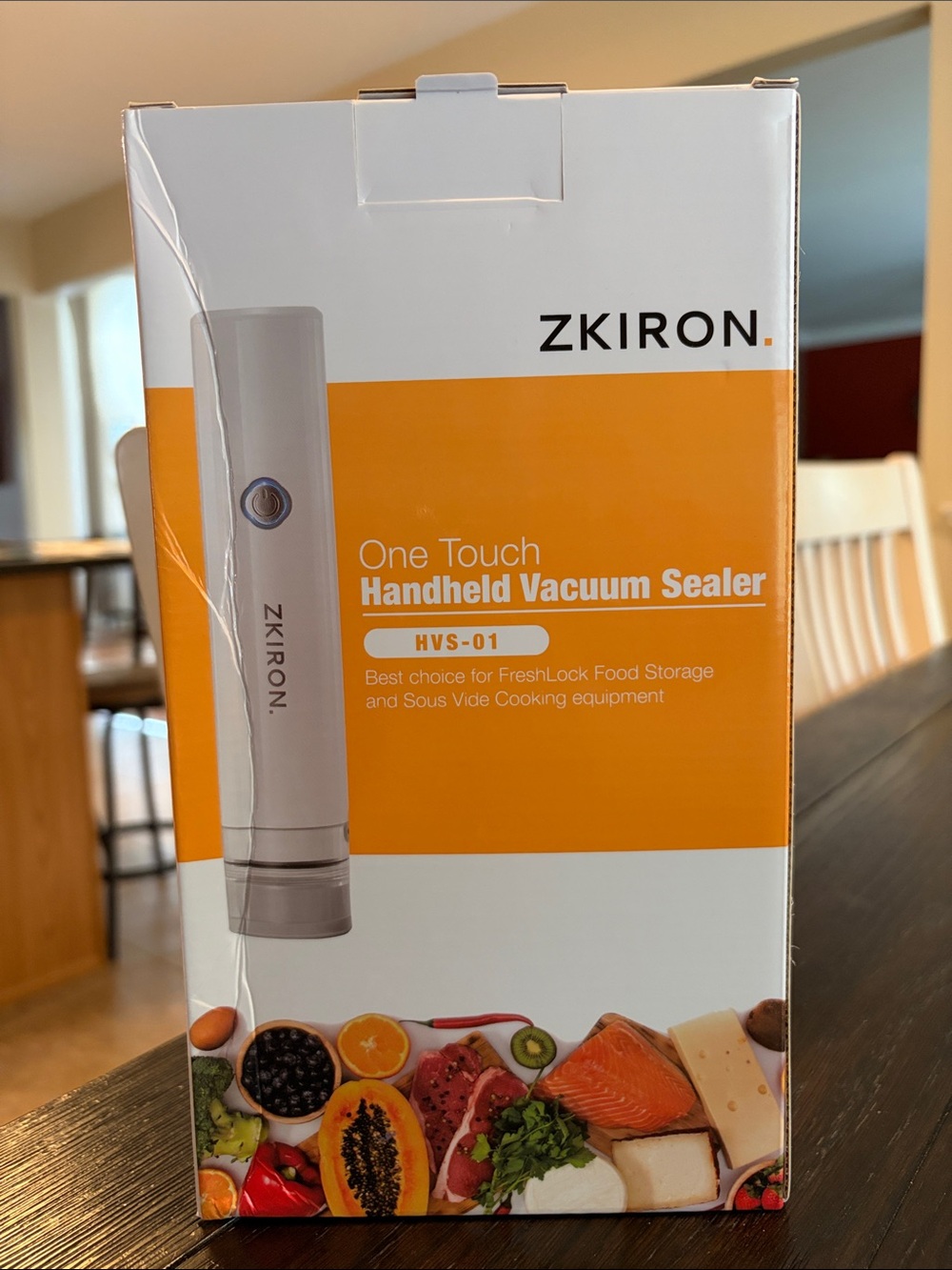 Zkiron One Touch Handheld Vacuum Sealer - White